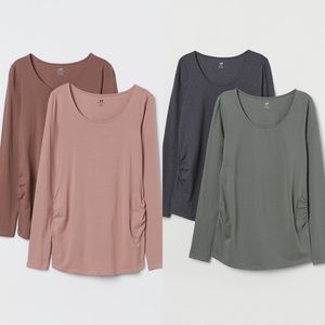 🌿 4 for $16 L/S Maternity Tees